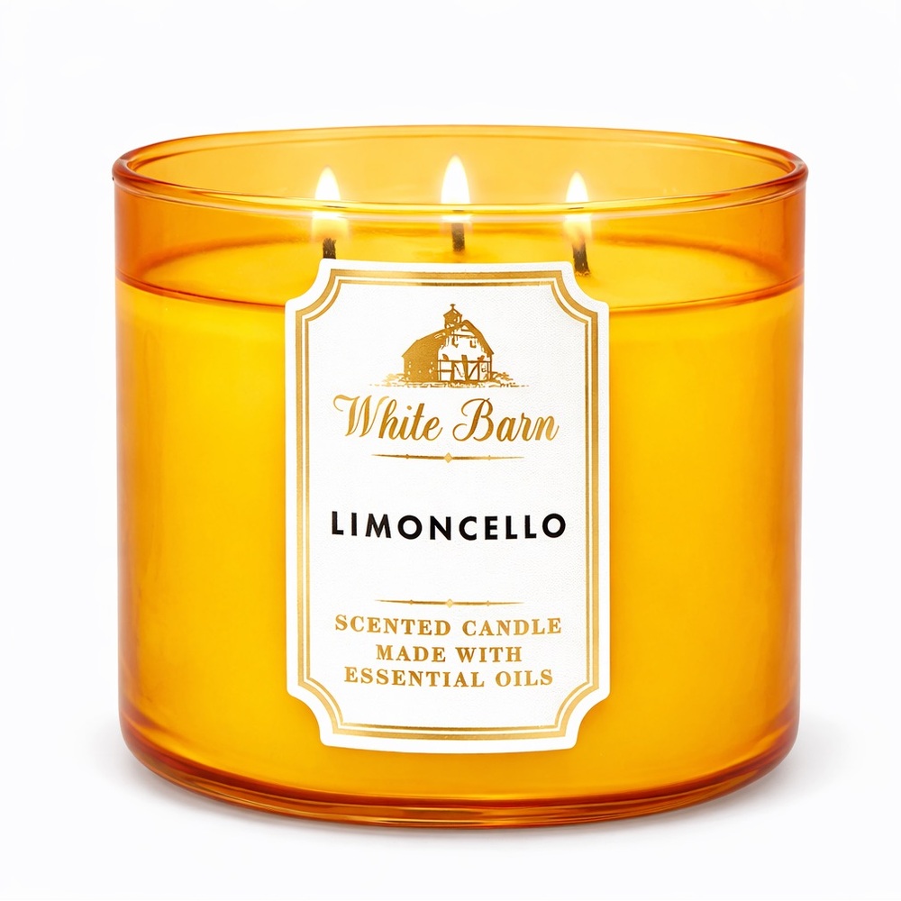Bath‎ & Body Works White Barn Limoncello 3 Wick Scented Candle